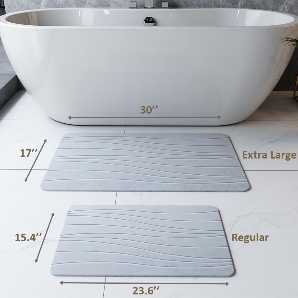 Drvykkn mat dries feet and reduces puddles after shower