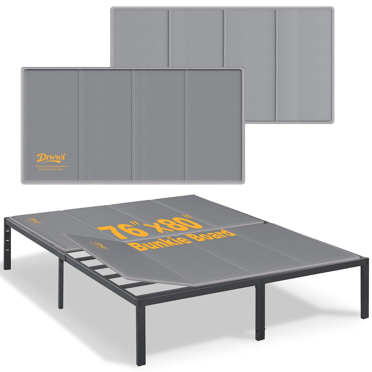 Drwwi Bunkie Board King 10mm unrolled for easy setup and storage