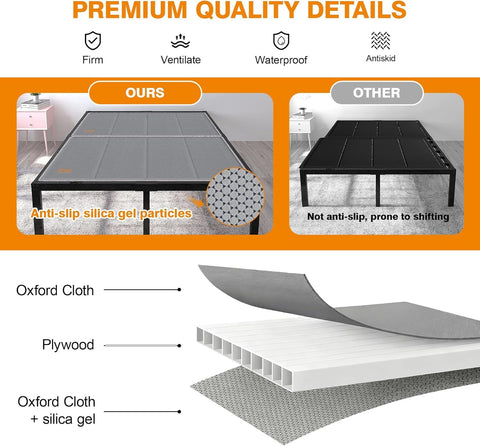 Drwwi Bunkie Board King fits bunk frames with up to 8-inch slats