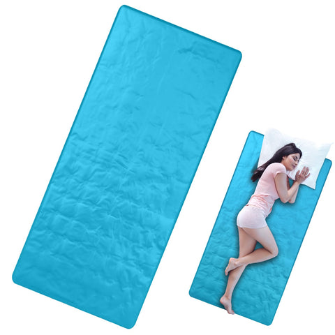 Drydiet cooling pad on bed provides a refreshing, large surface for sleep
