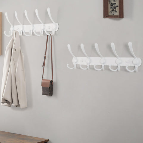 Dseap coat rack in entryway for quick access to coats and bags