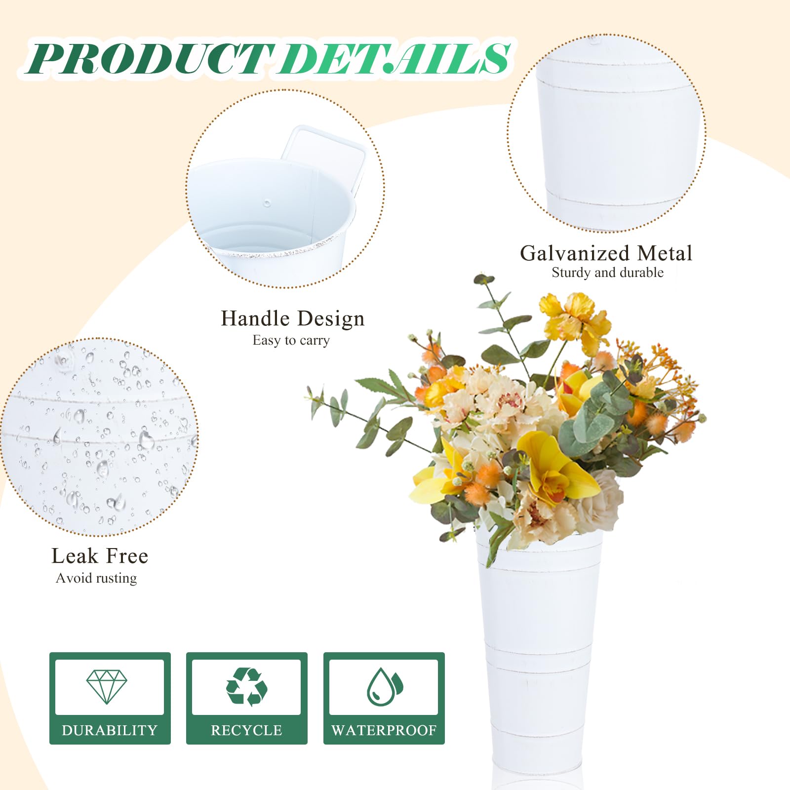 Dualshine rustic wedding centerpiece vases, adding charm to venues and photos.