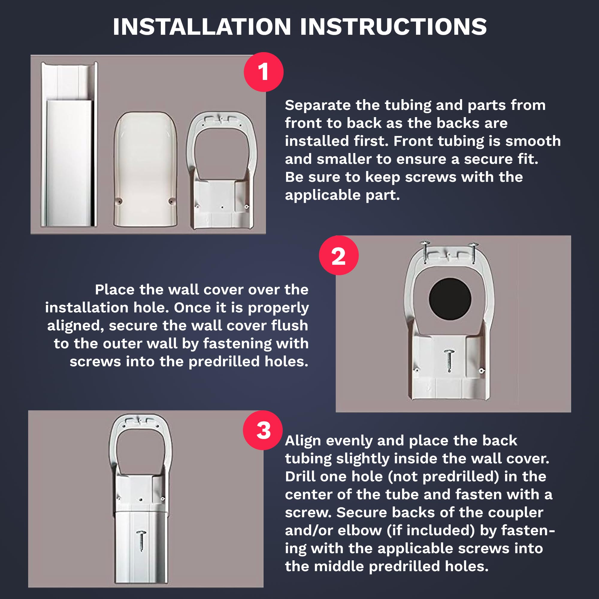 DuctlessAire full protection for mini split line runs.