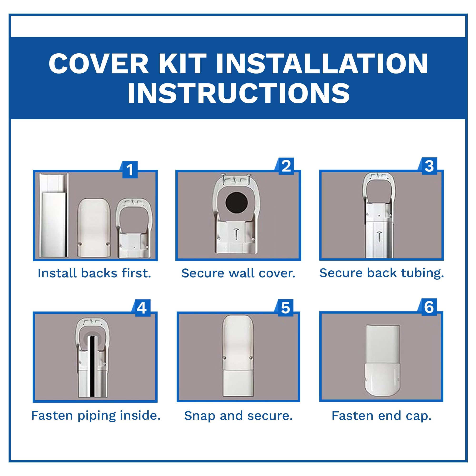 DuctlessAire coupler secures connections for tidy lines