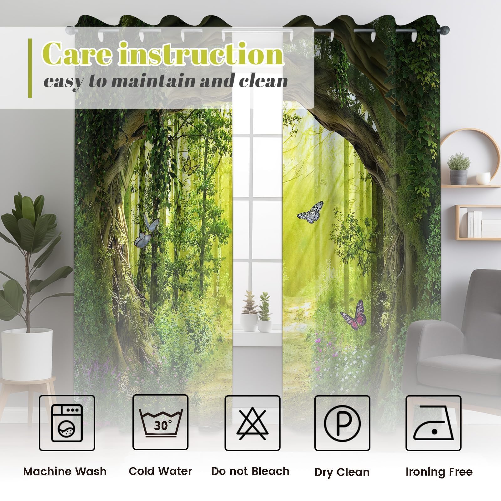 dueeia Privacy-supporting curtains demonstrate noise reduction and darker room ambiance