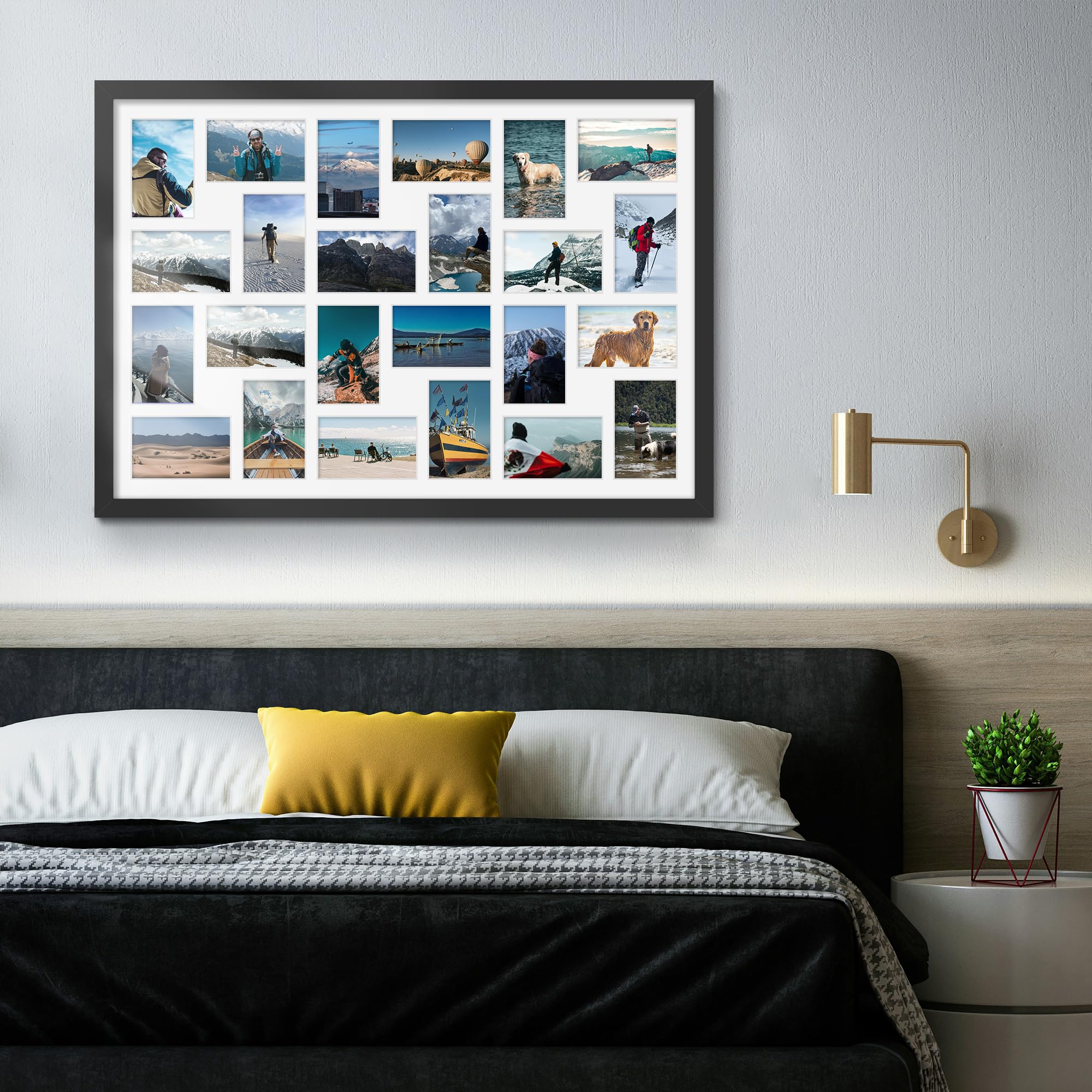 DUENPY 22x32 collage frame gift-ready presentation suits celebrations.