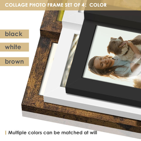 DUENPY gift-ready 4x6 collage frame suitable for homes or offices.