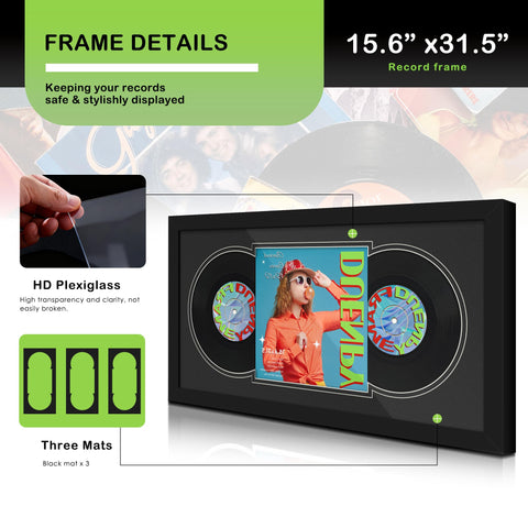 DUENPY vinyl frame highlights durable MDF construction for long-lasting display