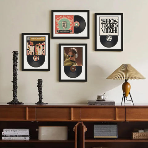 DUENPY vinyl frame beveled pads inside guide alignment and display.