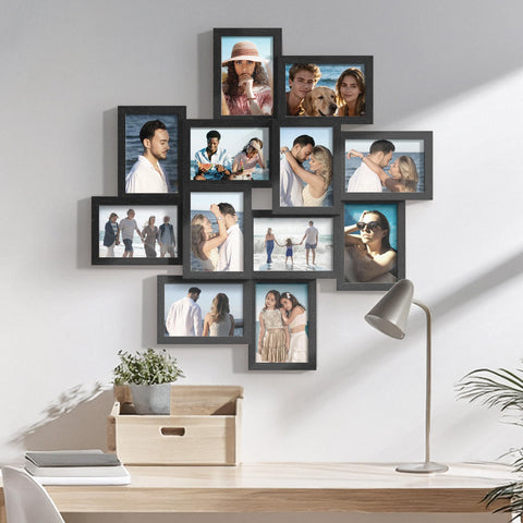DUENPY wall collage display ready for easy arrangement.
