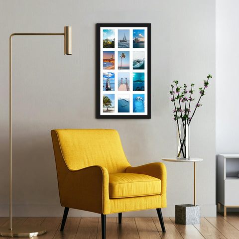 DUENPY wall mount hardware included for vertical or horizontal mounting.