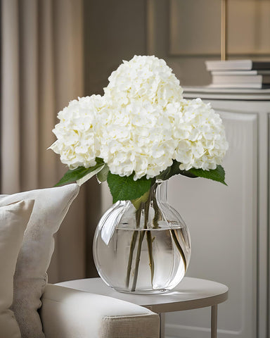 DuHouse hydrangea 20in stems with realistic texture for DIY arrangements.