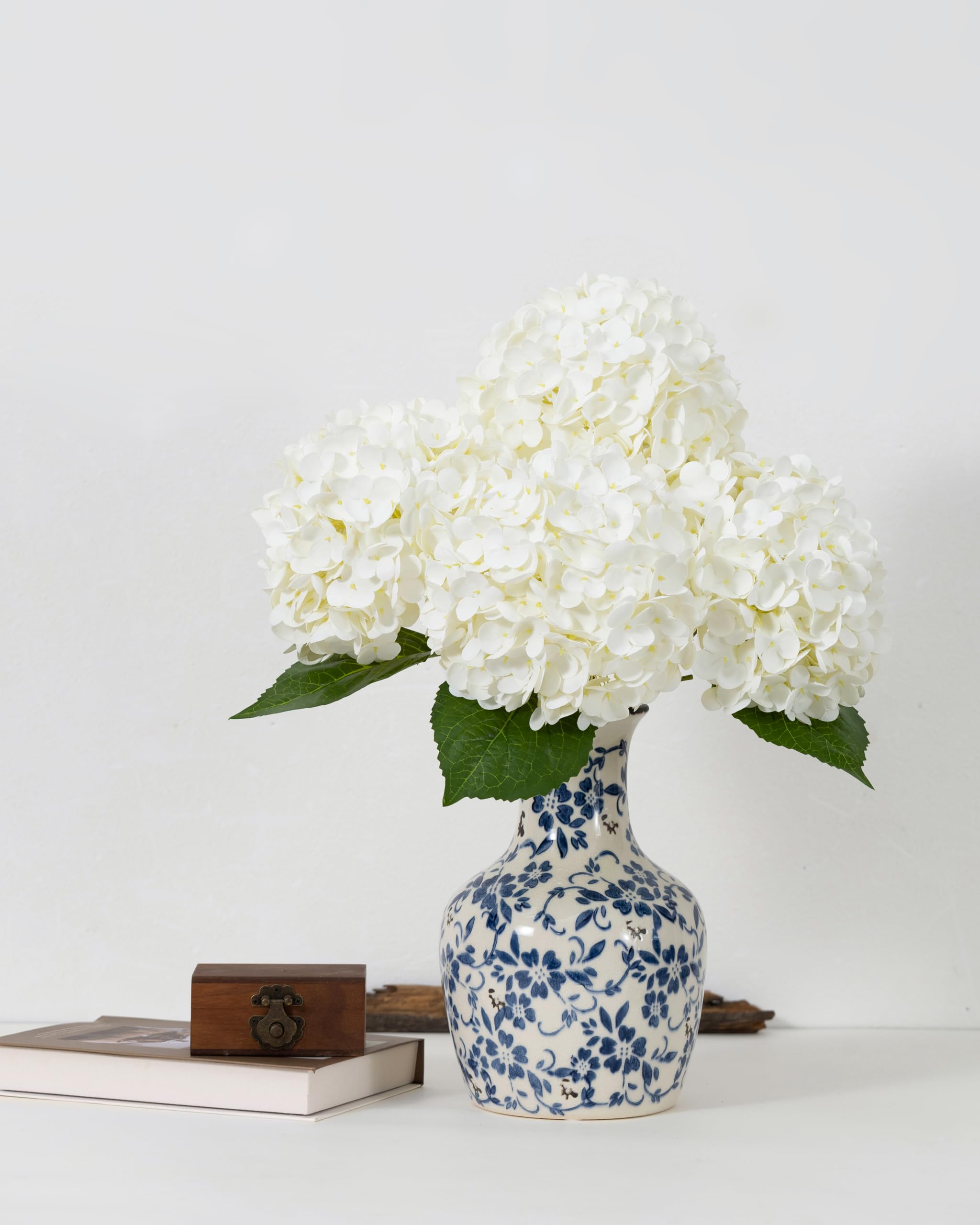 DuHouse Hydrangea 3Pcs white wedding decor ideal for elegant venues