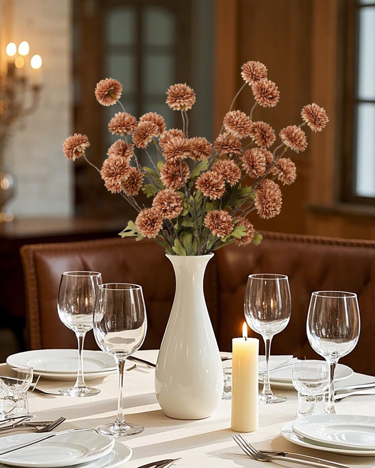 DuHouse indoor silk flowers elevate interior design with sophistication.