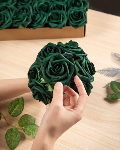 DuHouse rose centerpiece on table illustrating versatile home decor