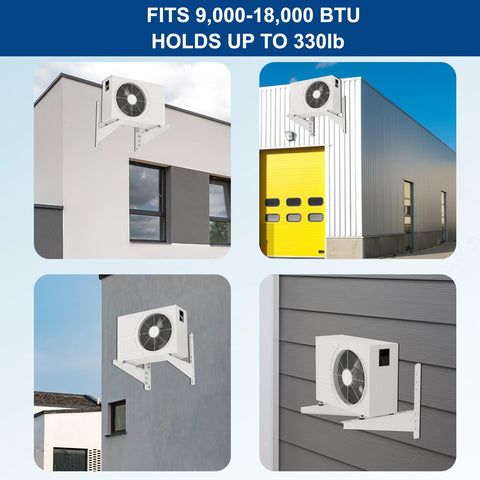 Duiliuu bracket rated 330 lbs for heavy outdoor units