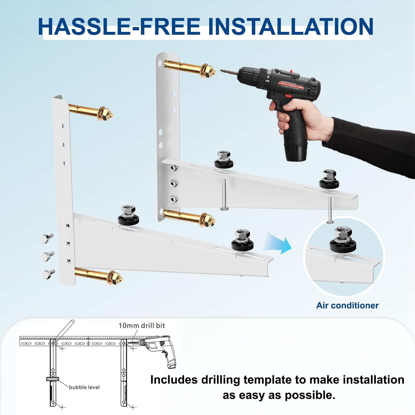 Duiliuu installation hardware kit with manual included