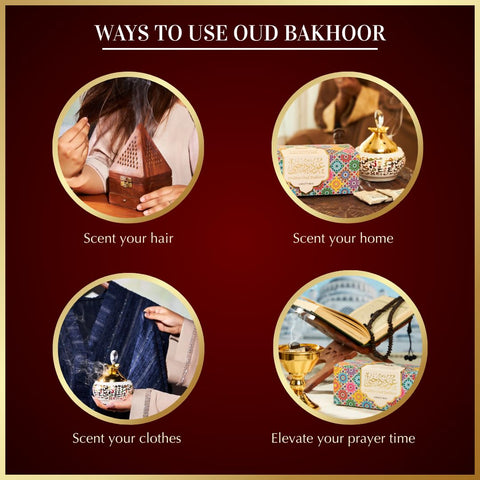 Dukhni Oud Bakhoor Variety Box gift set, ideal present for loved ones seeking luxury fragrance.