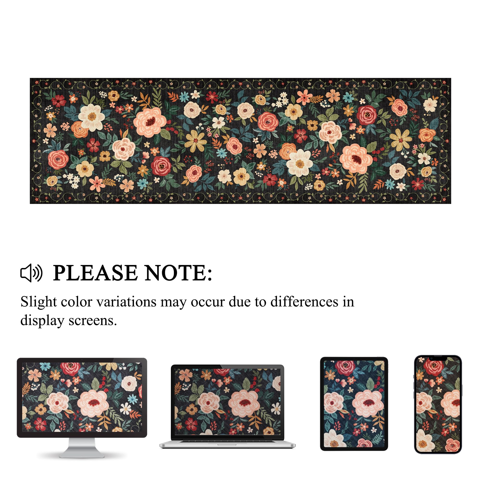 DUKINO Runner Rug 2x10 bedroom-ambience adds cozy decor.