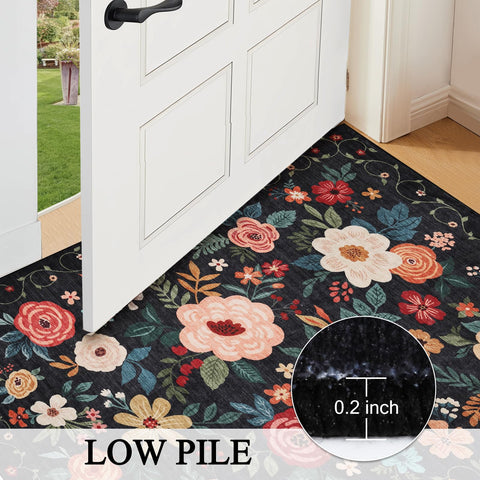 DUKINO Runner Rug 2x10 entryway-traffic shows durable design.