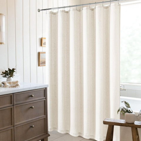 DUKIYO machine-washable curtain for easy, quick cleaning.