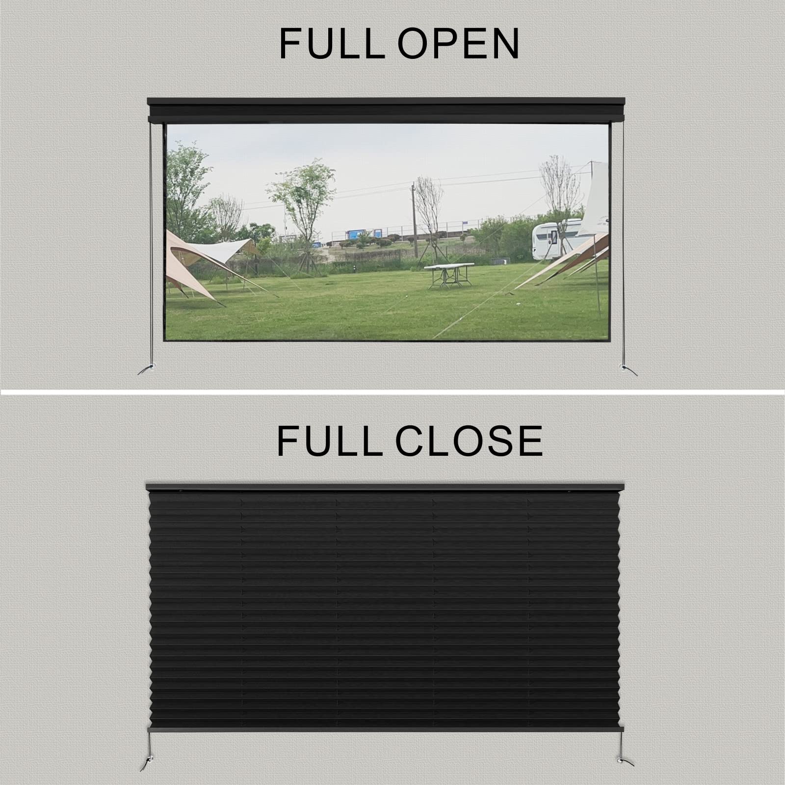Dulepax pleated shade fits various RV windows for comfortable travel