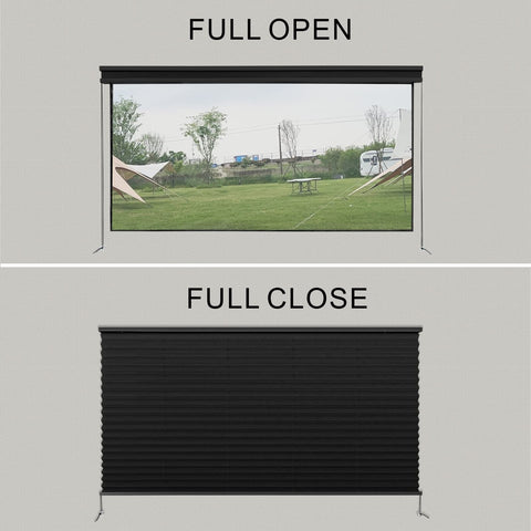 Dulepax pleated shade fits various RV windows for comfortable travel