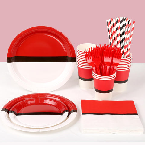 DUMBI cartoon dinner plates support easy serving for kids' meals