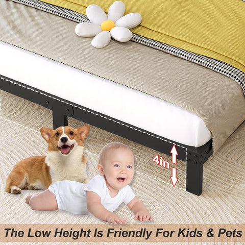 DUMMUP anti-slip gaskets keeping mattress in place with no floor damage.
