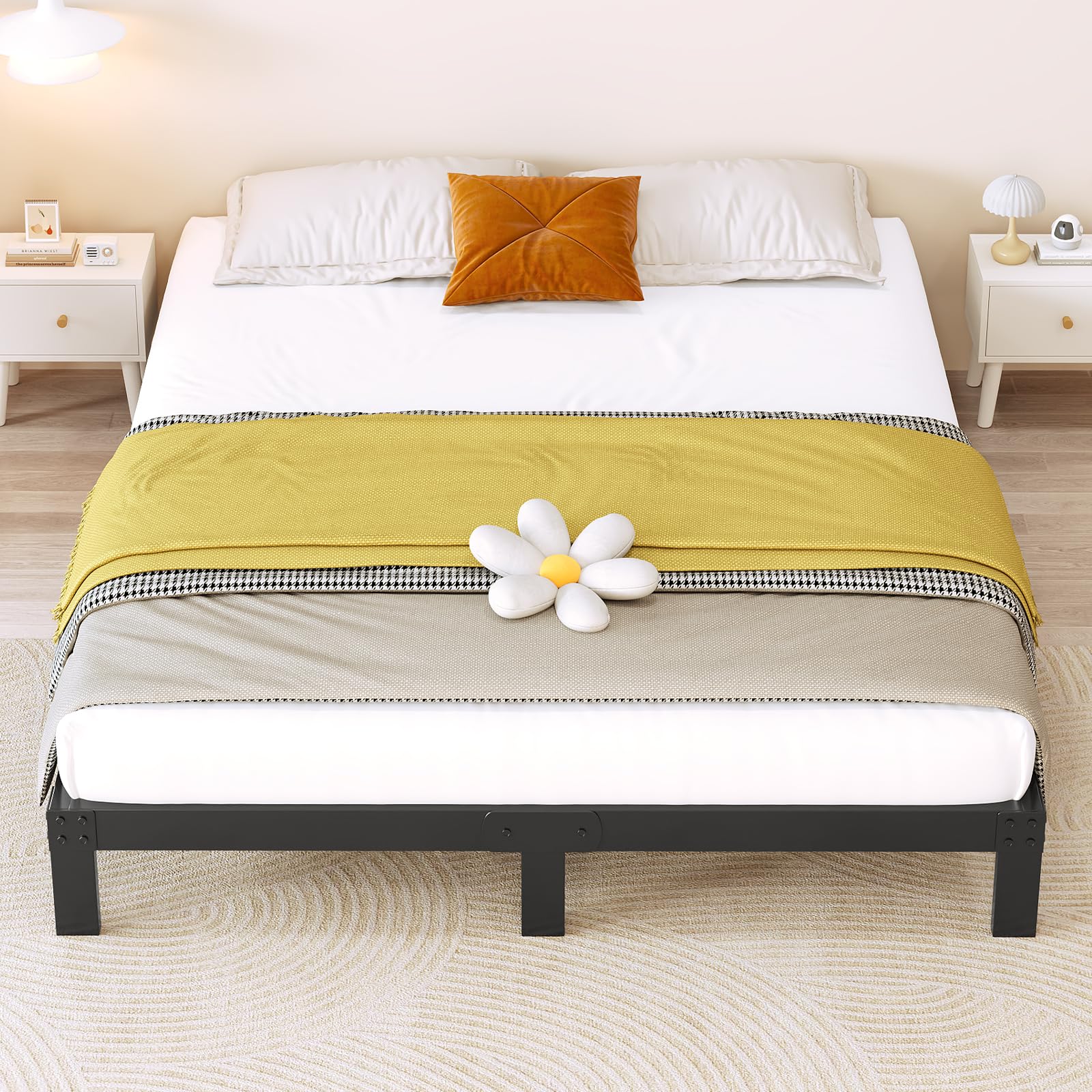 DUMMUP noise-free bed frame reducing creaks for a peaceful bedroom.