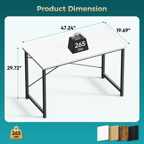 DUMOS desk side angle shows X-shaped reinforcement for wobble-free stability.