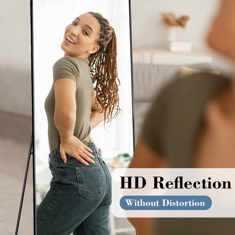 DUMOS aluminum frame mirror combines strength and lightness