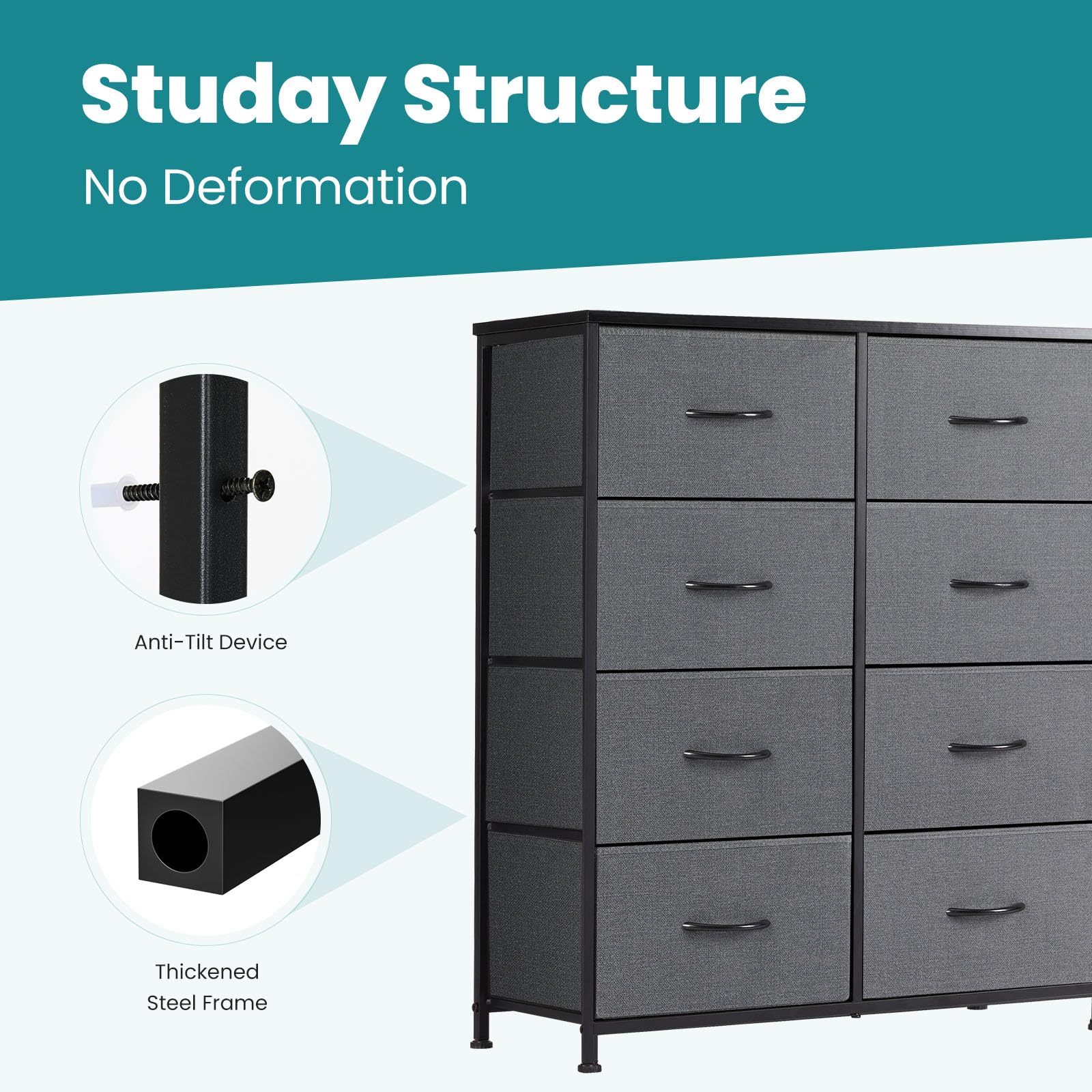 DUMOS anti-tilt device helps safer wall mounting