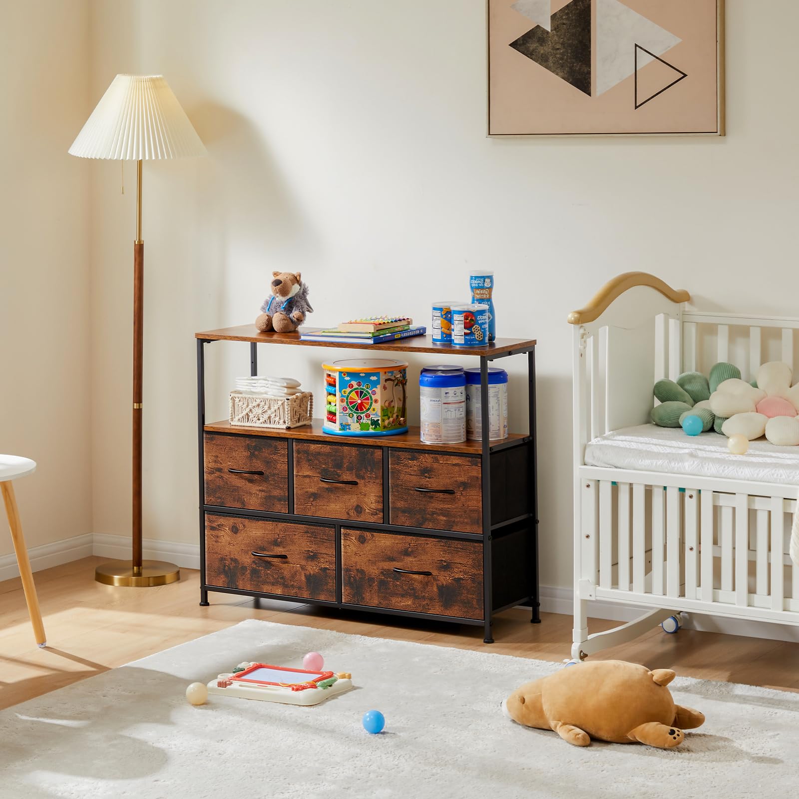Ideal for dorms or small spaces with tidy storage.