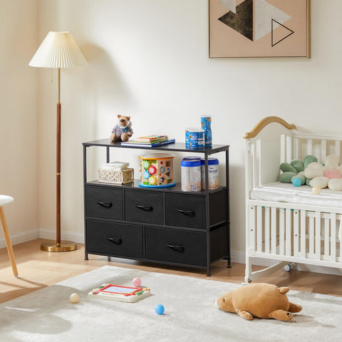 DUMOS black finish adds a modern look to any room