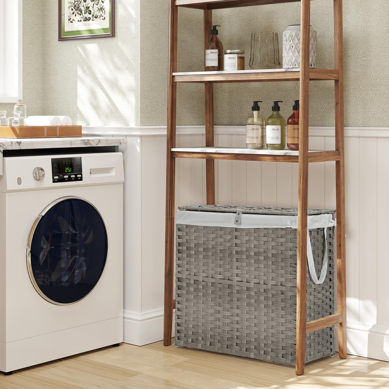 DUMOS breathable rattan promotes airflow and minimizes moisture buildup.