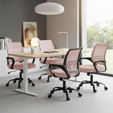 DUMOS fixed-armrests and sturdy base ensure stable, quiet movement on various floors.