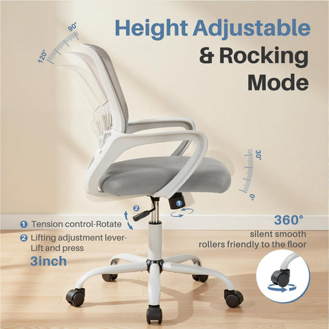 DUMOS chair height adjustable adapts to different desks and users