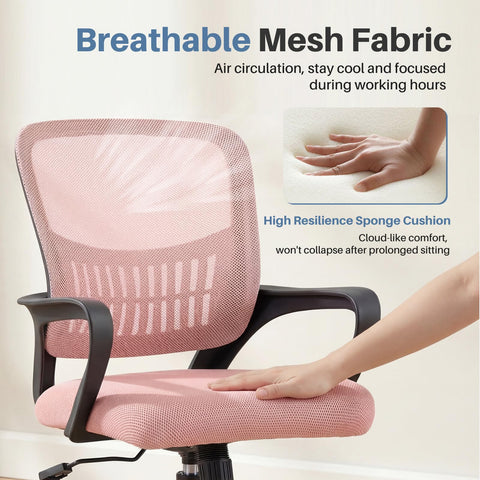 DUMOS height-adjustable chair lets you set the perfect seat.