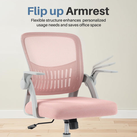 DUMOS height-adjustable chair adapts to different desk setups.