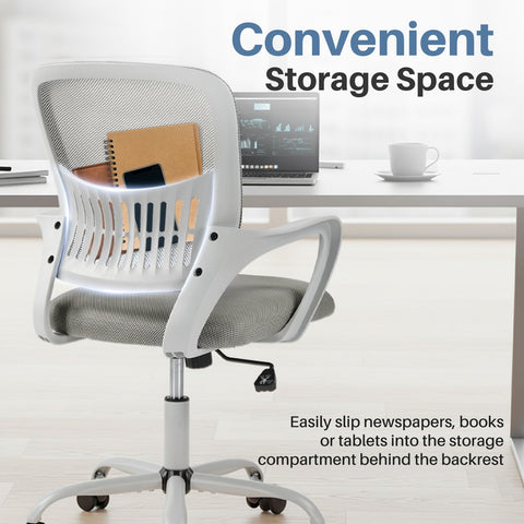 DUMOS chair rocking mode allows relaxed breaks at the desk