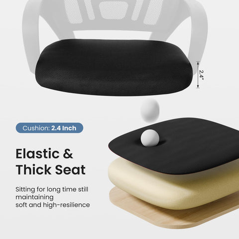 DUMOS chair showing rocking tilt mode for breaks and ideation.