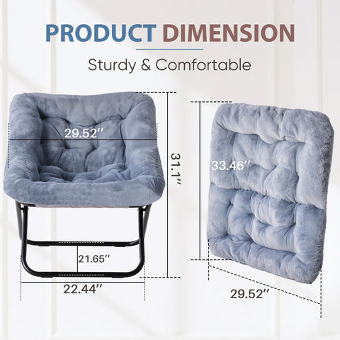 Reinforced triangular steel frame of the DUMOS chair supports up to 300 lbs.