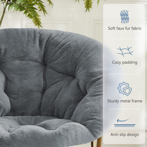 DUMOS Comfy Saucer Chair bedroom decor offers a cozy reading nook