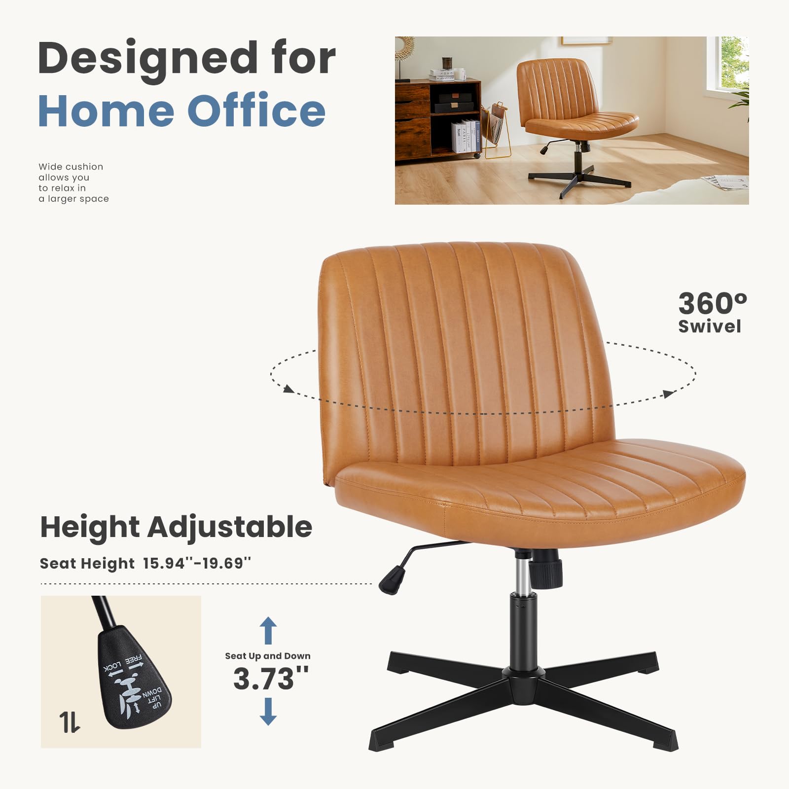 DUMOS adjustable height supports personalized comfort at your desk