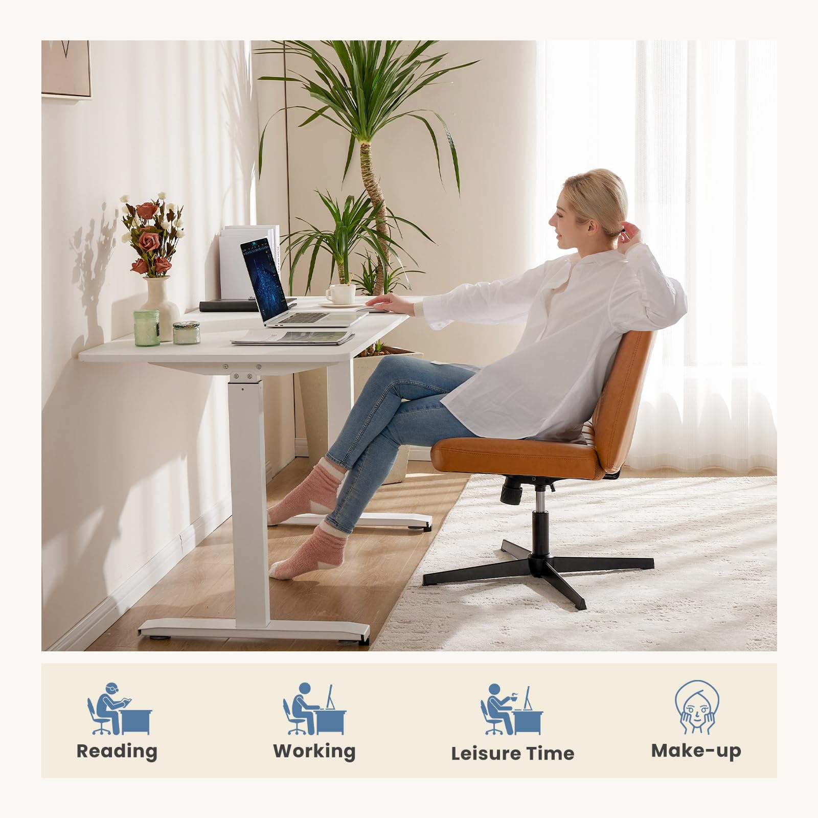 DUMOS easy-assembly chair ships with tools included