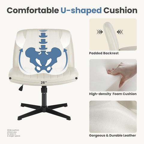 DUMOS desk chair height adjustable to match your desk height.