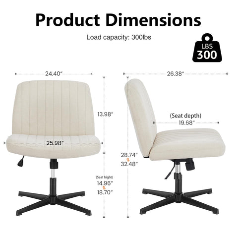DUMOS adjustable-height chair lets you set height from 15.94 to 19.69 inches