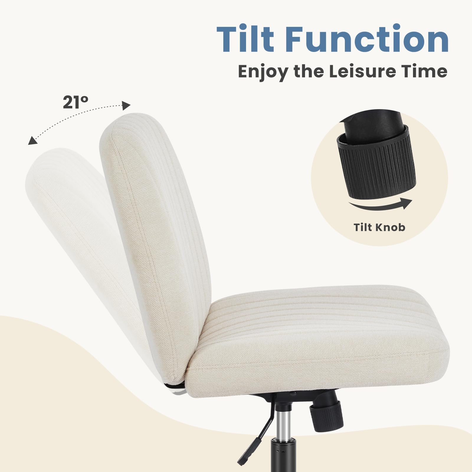DUMOS metal-base chair built for durability and long-term use