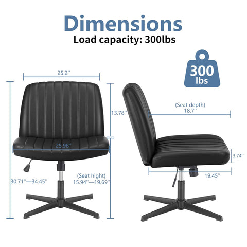 DUMOS desk chair fits homes, vanity spaces, and compact work areas.